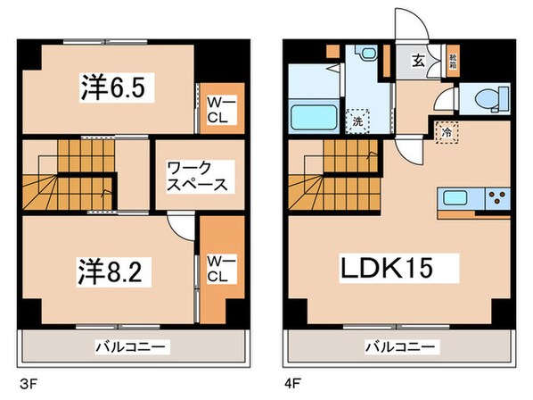 RURBAN HASHIMOTOの物件間取画像